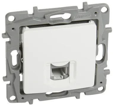 LEGRAND πρίζα RJ11 764569, λευκή