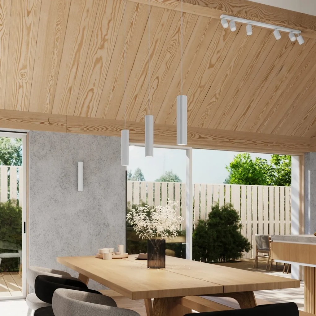 Sollux Φωτιστικό οροφής KARBON 6L λευκό,αλουμίνιο,6xGU10,max 10W LED,IP20