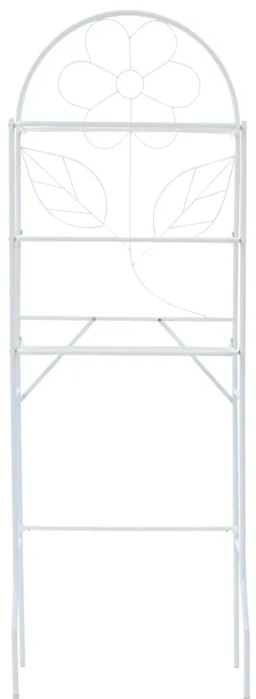 vidaXL Ραφιέρα Μπάνιου Λευκή 60 x 33 x 174 εκ.