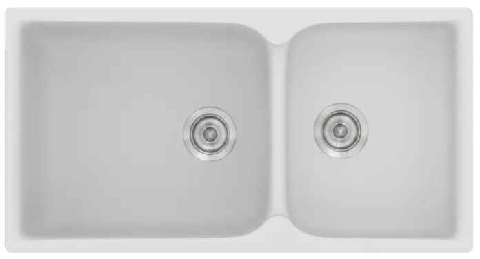 Sanitec Classic 307 White Νεροχύτης SAN.307.00.WH
