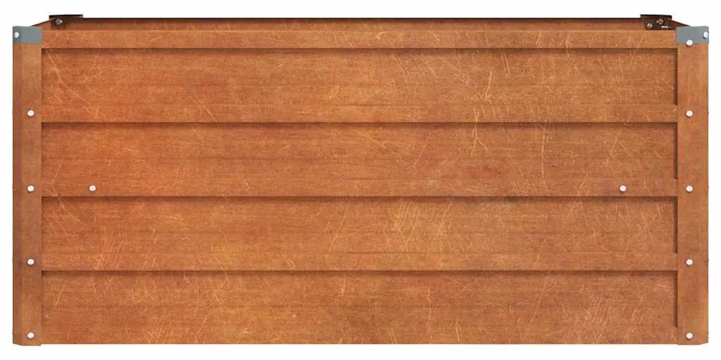 vidaXL Ζαρντινιέρα Σκουριασμένο 100x40x45 εκ. Ατσάλι Σκληρυθέν Αέρα