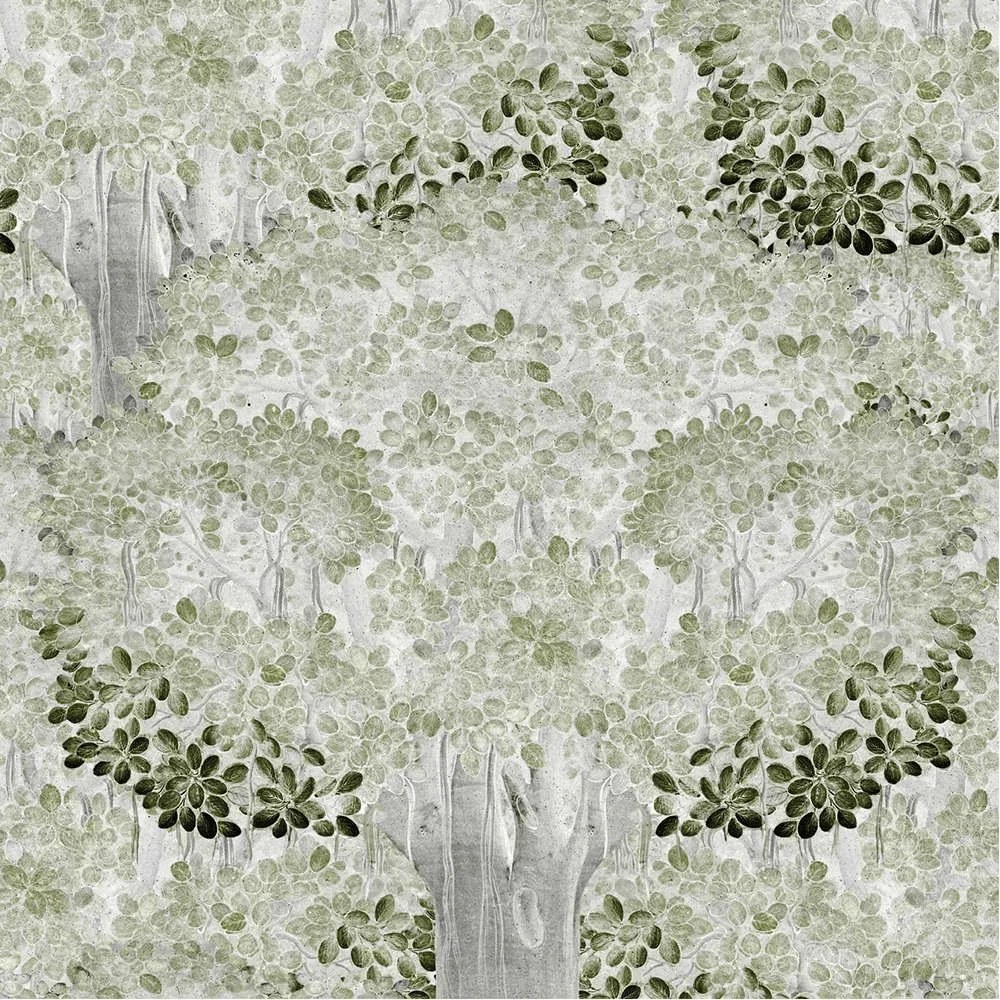 Ταπετσαρία Savage Leaves Neutral WP20467 Grey-Green-White MindTheGap 52x300cm