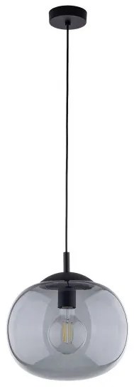 Κρεμαστό Φωτιστικό Οροφής 30cm E27 15W IP20 Vibe TK Lighting-4837-Γκρι 4837