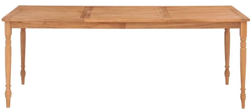 vidaXL Τραπέζι Batavia 200 x 100 x 75 εκ. από Μασίφ Ξύλο Teak