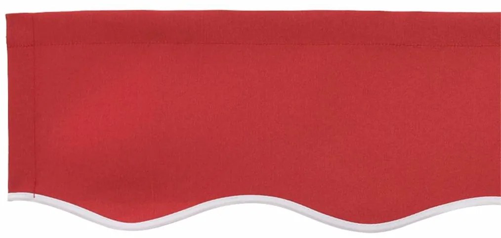 vidaXL Ύφασμα αντικατάστασης τέντας Κόκκινο 330 x 195 εκ. Πολυεστέρας