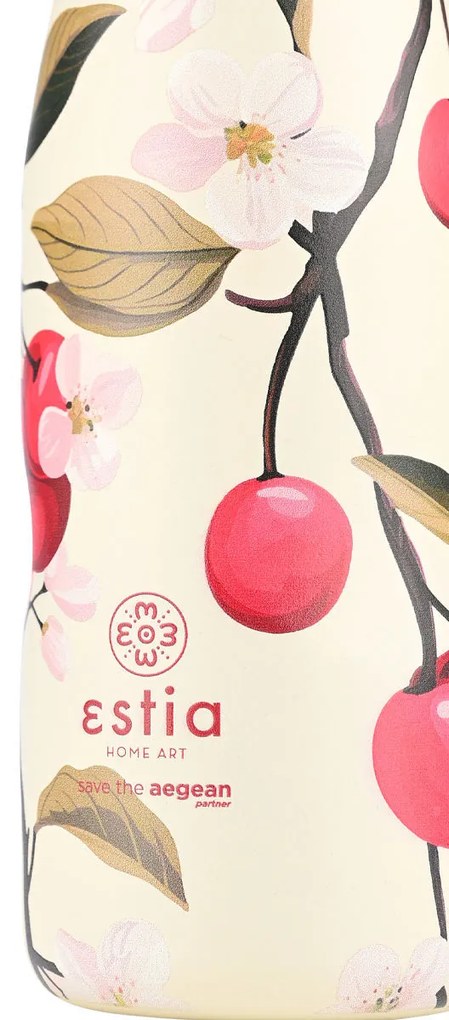 ESTIA ΘΕΡΜΟΣ TRAVEL FLASK SAVE THE AEGEAN 500ml SAKURA WHISPER