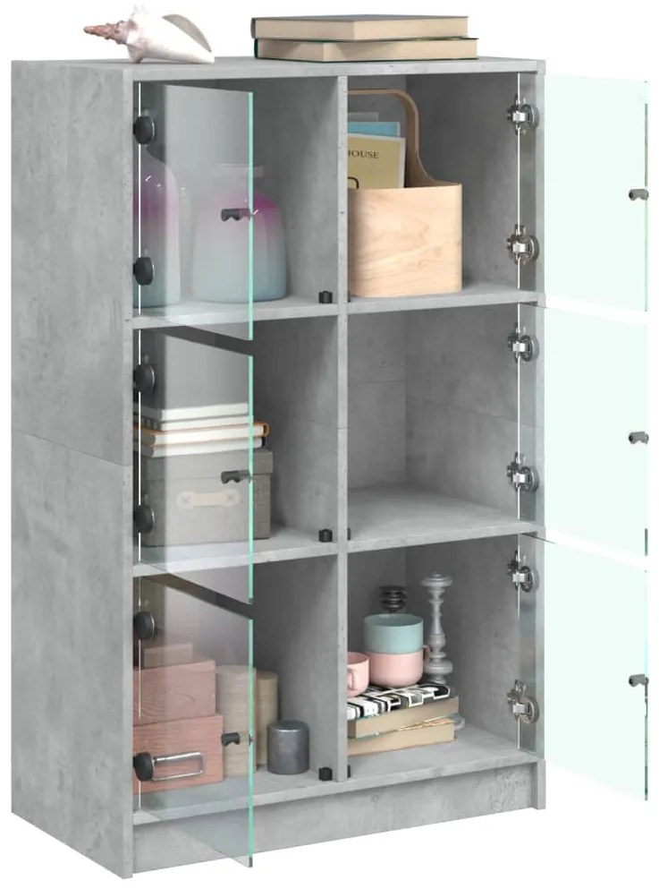 vidaXL Ντουλάπι με Πόρτες 68x37x109 εκ. από Επεξεργασμένο Ξύλο