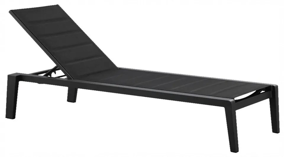 Ξαπλώστρα Emoti/SL-2 01-00-1499 181x73,5x97cm Black