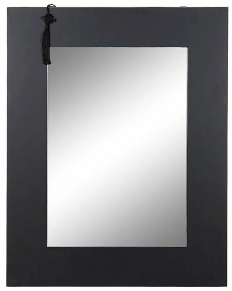 Τοίχο καθρέφτη DKD Home Decor Μαύρο Ανατολικó 70 x 2 x 90 cm