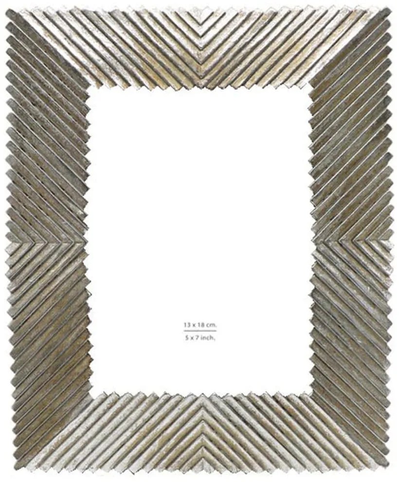Κορνίζα Cadan 031153 13x18cm Silver Γυαλί,Polyresin