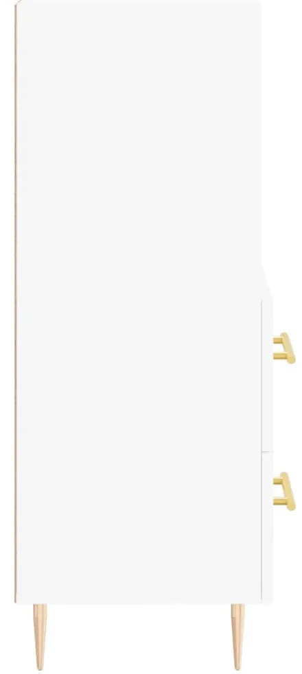 vidaXL Ντουλάπι Λευκό 34,5 x 34 x 90 εκ. από Επεξεργασμένο Ξύλο