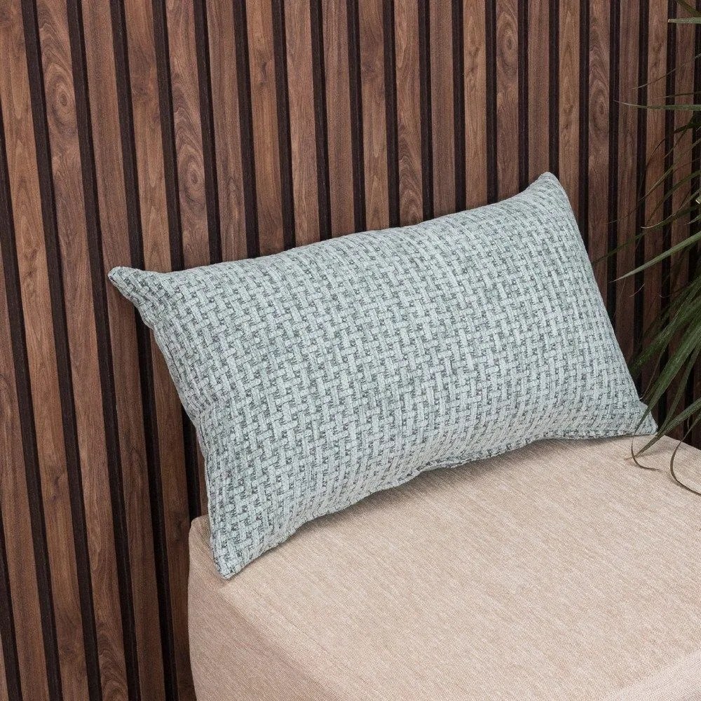 Μαξιλαροθήκη Διακοσμητική Brooklin 13 Mint Teoran 30X50 Acrylic,Cotton,Polyester