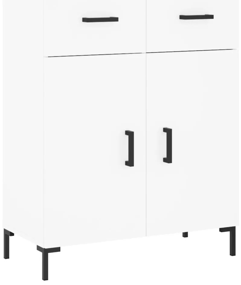 vidaXL Ντουλάπι Λευκό 69,5x34x180 εκ. από Επεξεργασμένο Ξύλο