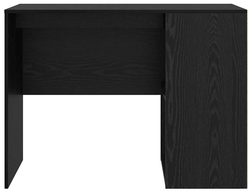 vidaXL Γραφείο με ράφι Μαύρη δρυς 102 x 50 x 75 εκ Επεξεργασμένο ξύλο