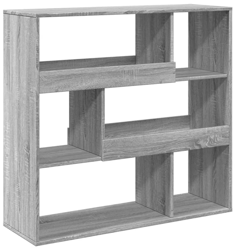 vidaXL Βιβλιοθήκη/Διαχωριστικό Χώρου Γκρι Sonoma 100x33x94,5 εκ.