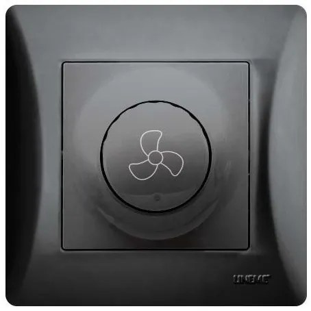 Διακόπτης Ταχύτητας Ανεμιστήρα 500W Μαύρο H-Series 50-00112-2 Lineme 50-00112-2