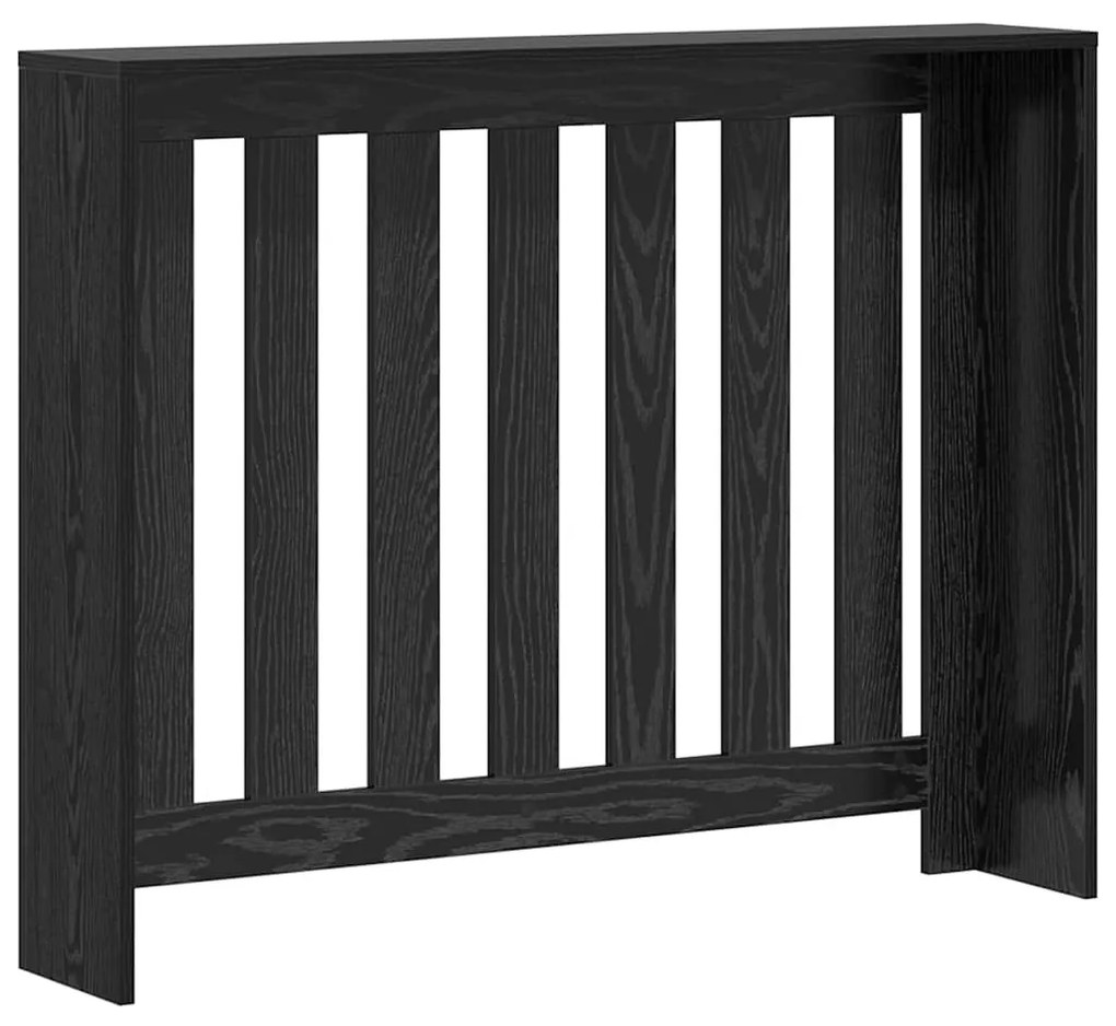 vidaXL Καπάκι Καλοριφέρ Μαύρη Οξυά 104 x 20 x 82 cm Επεξεργασμένο ξύλο