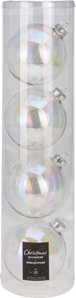 JK Home Décor - Μπάλα Ιριδίζον 10cm S/4