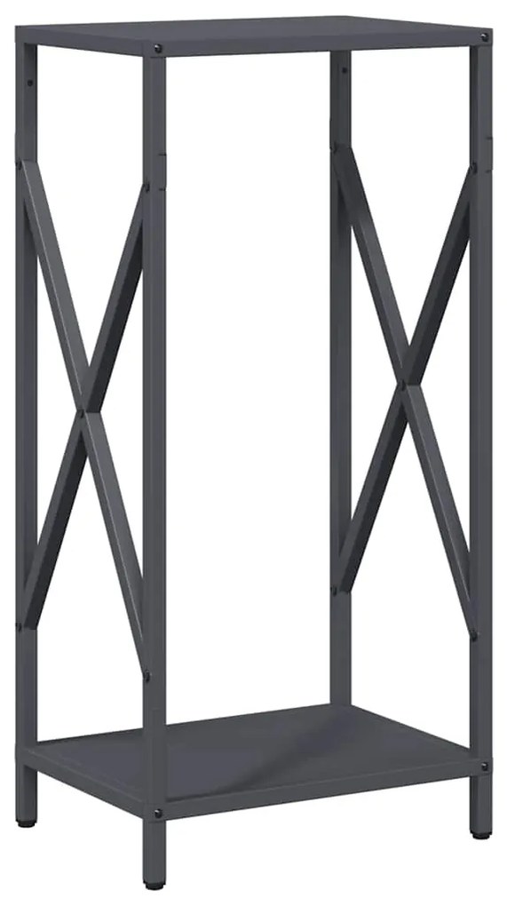 Ράφι για καυσόξυλα Ανθρακί 34x25x70 cm Ατσάλι ψυχρής έλασης 864321
