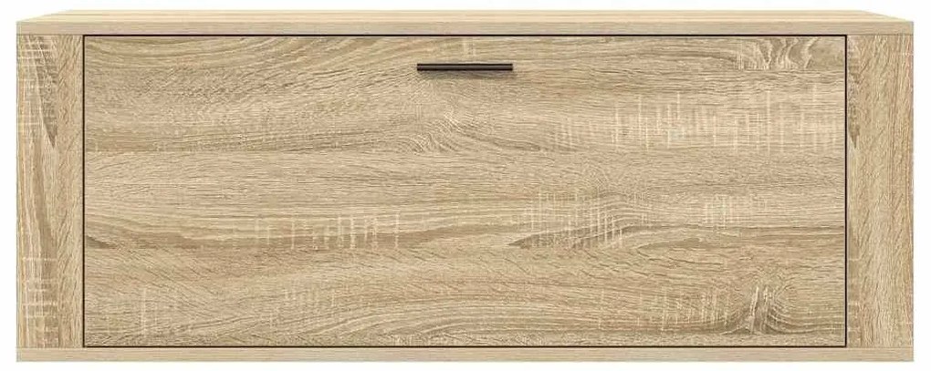vidaXL Παπουτσοθήκη Επιτοίχια Sonoma Δρυς 100x35x38εκ Επεξ. Ξύλο