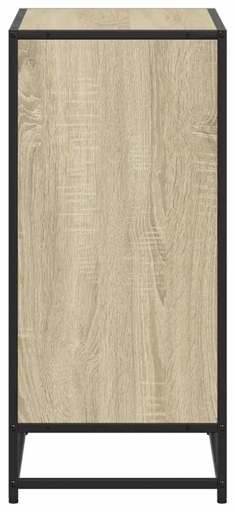 vidaXL Ντουλάπι βιβλίων Sonoma Oak 60x35x76 cm Κατασκευασμένο ξύλο