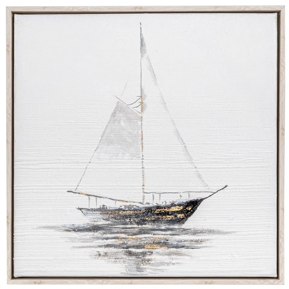 Πίνακας Ελαιογραφία Sail Boat 40x40εκ. iliadis 89133