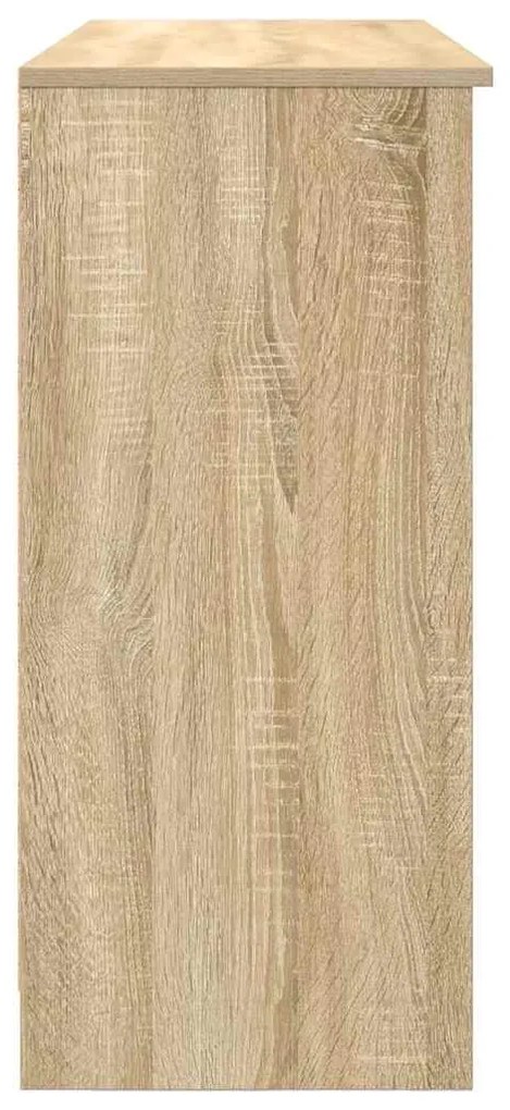 vidaXL Συρταριέρα με Συρτάρια Sonoma Δρυς 101x35x76 εκ. από Επεξ. Ξύλο