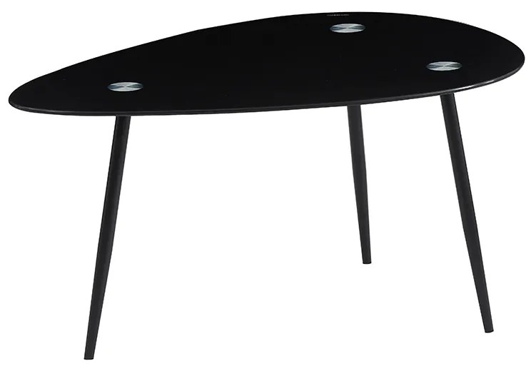 ZITA PLUS AGNES ΜΑΥΡΟ ΤΖΑΜΙ 90Χ60Χ45εκ.ΤΡΑΠΕΖΙ ΣΑΛΟΝΙΟΥ 90X60X45εκ.09.0054