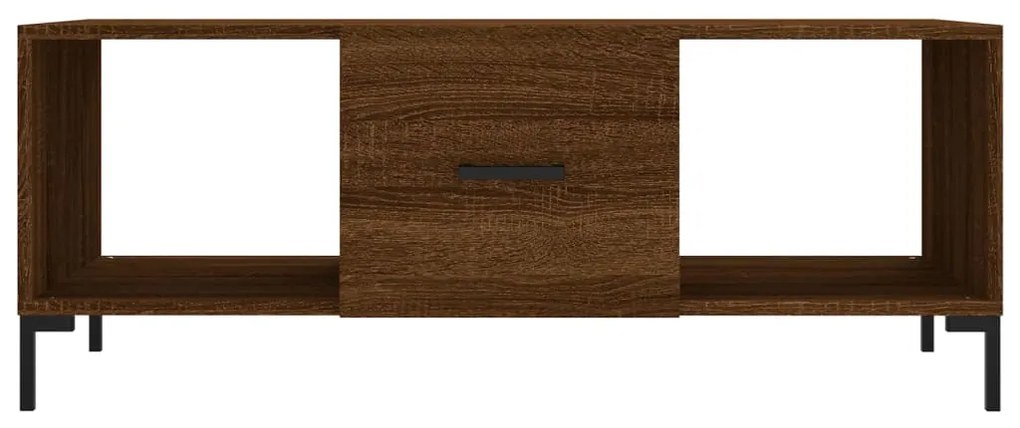 vidaXL Τραπεζάκι Σαλονιού Καφέ Δρυς 102x50x40 εκ. Επεξεργασμένο Ξύλο