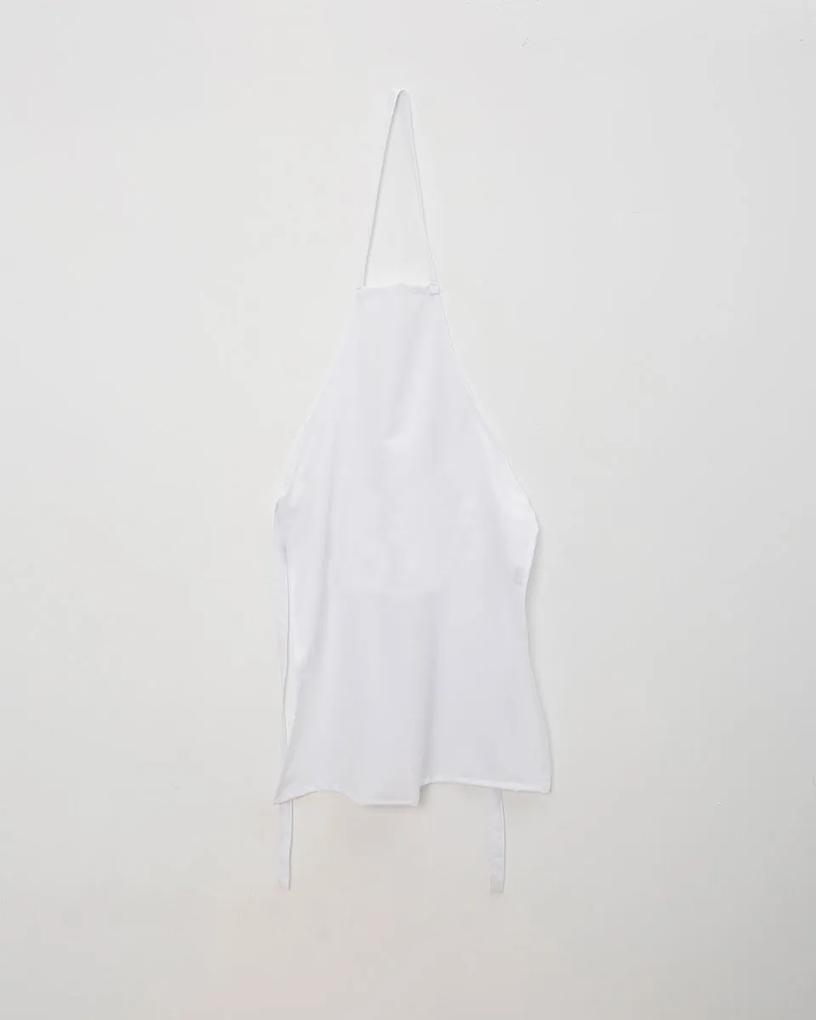 Βαπτιστική Λευκή Ποδιά Μπούστου Νονάς/Νονού Alexia 65x90cm Μπούστο (65x90cm) Άσπρο