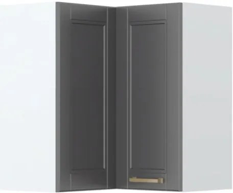 Ντουλάπι κρεμαστό γωνιακό Tahoma V7-UG-2K-Γραφίτης