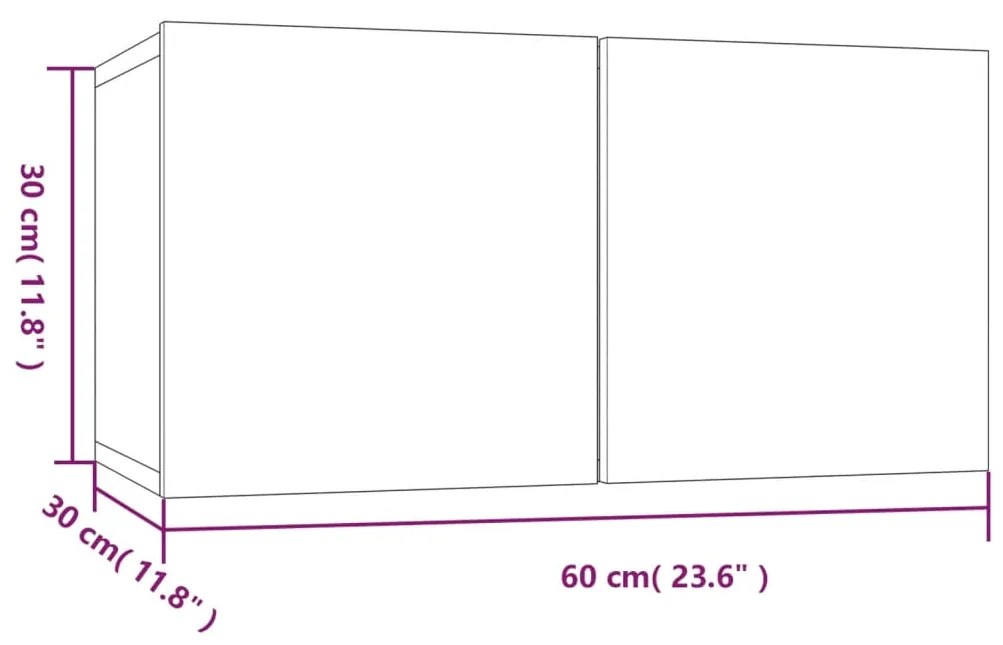 ΈΠΙΠΛΑ ΤΗΛΕΟΡΑΣΗΣ ΚΡΕΜΑΣΤΑ ΚΑΦΕ 60X30X30 ΕΚ. ΕΠΕΞ. ΞΥΛΟ 815873