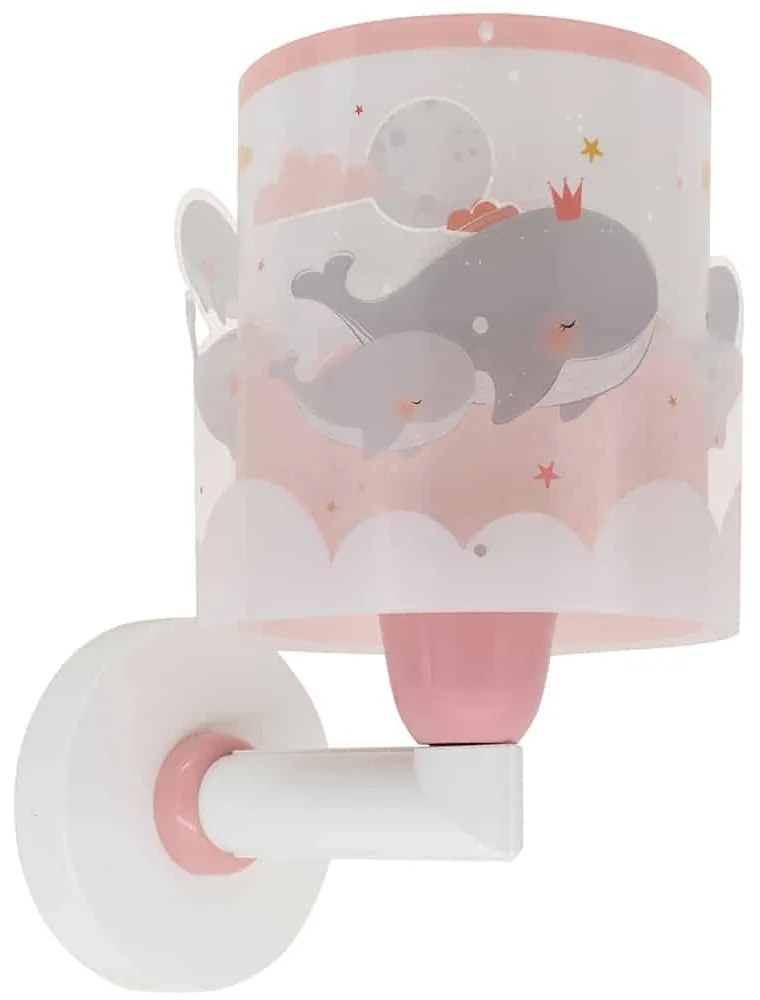 Whale Dreams Pink απλίκα τοίχου (61179[S]) - 61179S - 61179S
