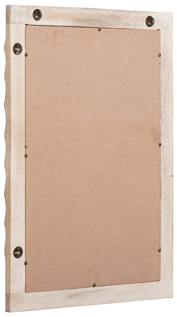 vidaXL Καθρέφτης Μπάνιου Λευκό Φινίρισμα Καθαρισμού 50 x 70 x 2,5 εκ