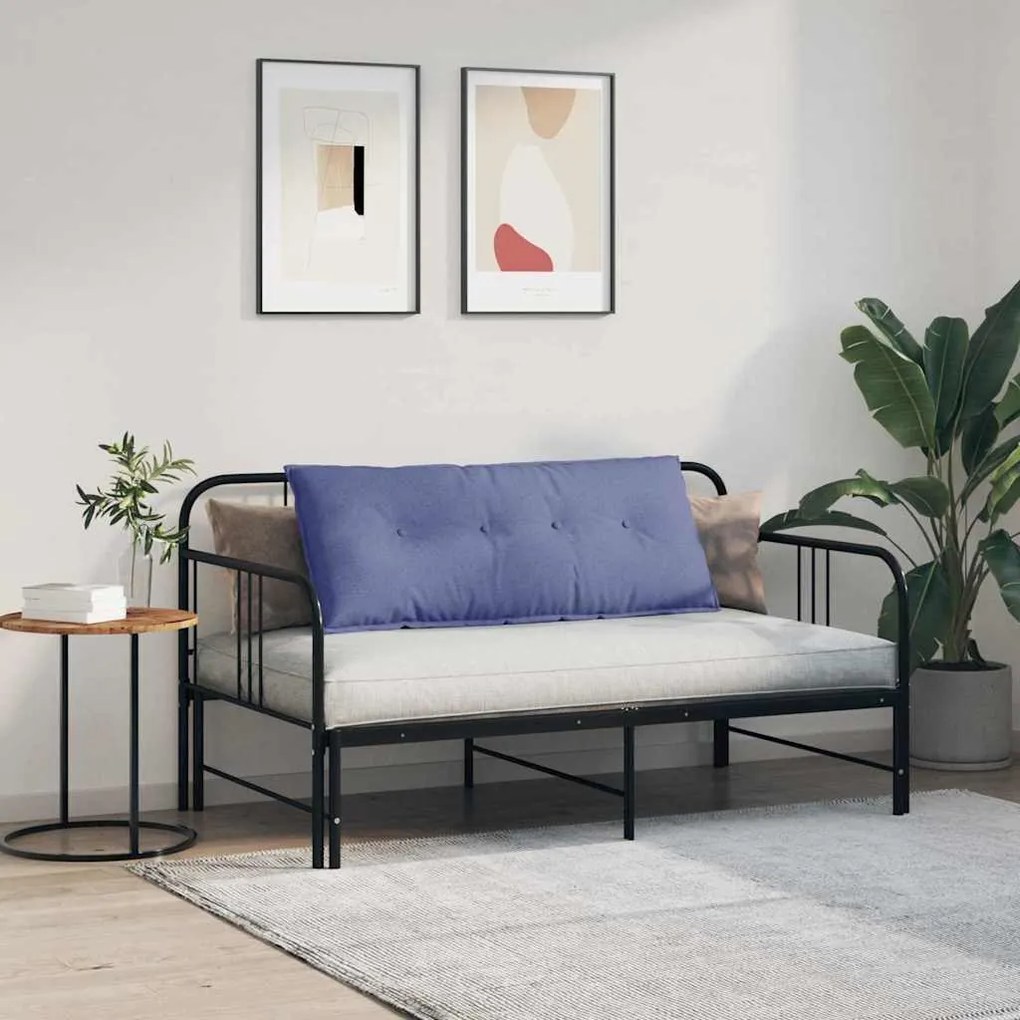 vidaXL Μαξιλάρι Πλάτης Μπλε τζην 120 x 19 x 50 εκ ύφασμα