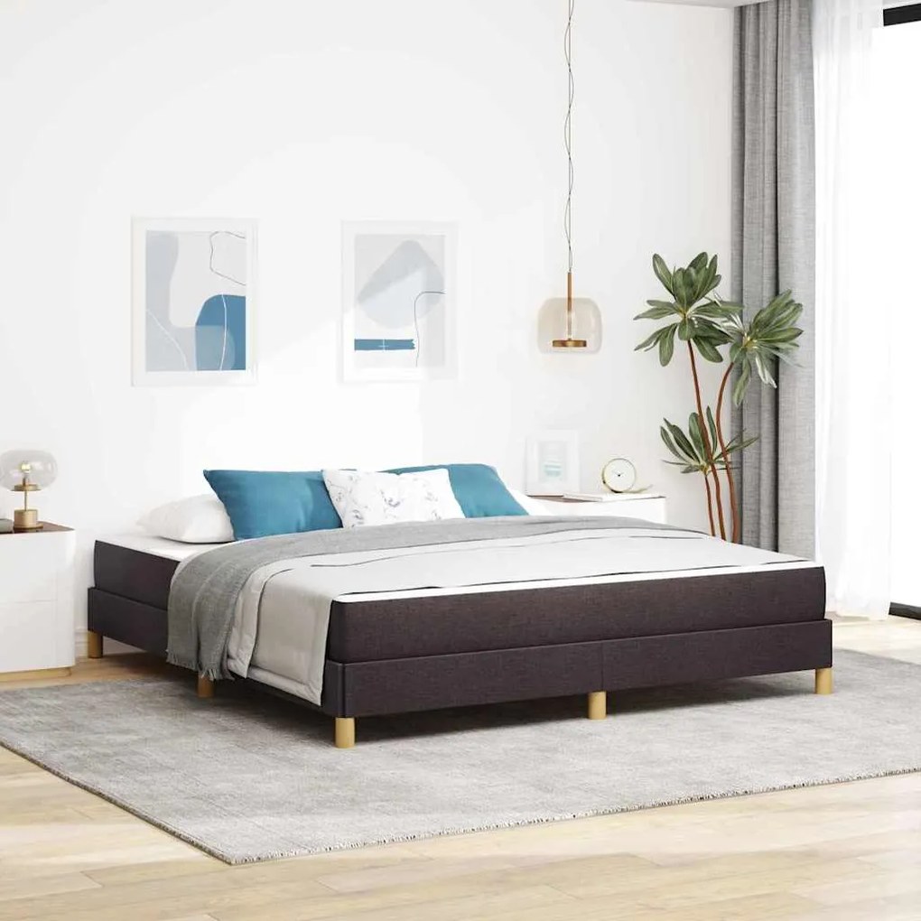 vidaXL Κρεβάτι με ελατήρια Καφέ 180 x 200 cm