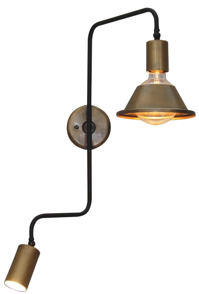 HL-3555-2L CALLIE OLD BRONZE & BLACK WALL LAMP