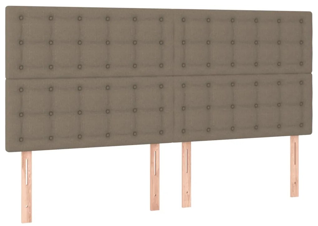 ΚΡΕΒΑΤΙ BOXSPRING ΜΕ ΣΤΡΩΜΑ TAUPE 160X200 ΕΚ. ΥΦΑΣΜΑΤΙΝΟ 3128857