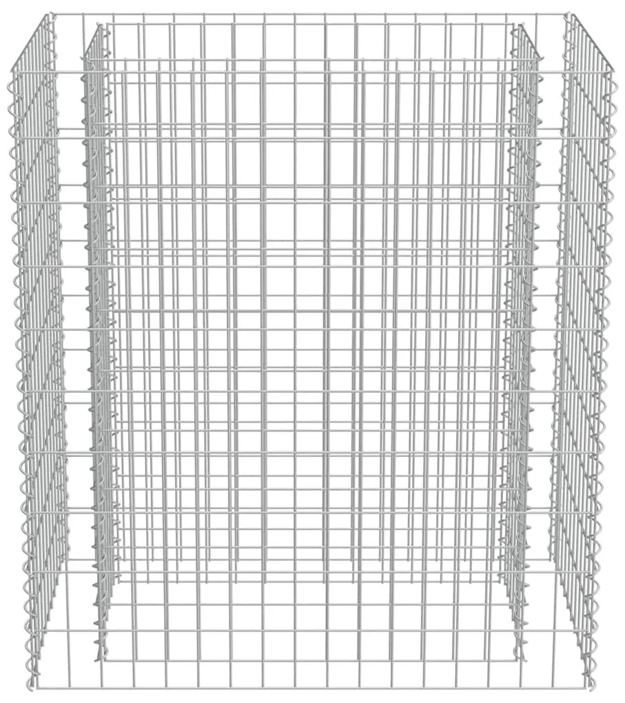 vidaXL Συρματοκιβώτιο-Γλάστρα Υπερυψωμένη 90x50x100 εκ. Γαλβ. Χάλυβας