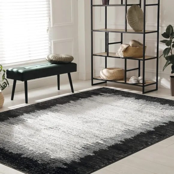 Beauty Home Σετ Κρεβ/ρας 3τμχ Prestige Art 9321 Grey Black - Γκρι Μαύρο