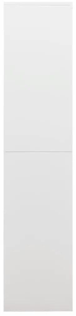 vidaXL Φοριαμός Λευκός 90 x 40 x 180 εκ. Ατσάλινος
