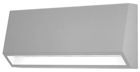 Απλίκα Φωτιστικό Τοίχου LED 3W IP65 16cm HER-03 Heronia Lighting-42-0005-Γκρι 42-0005