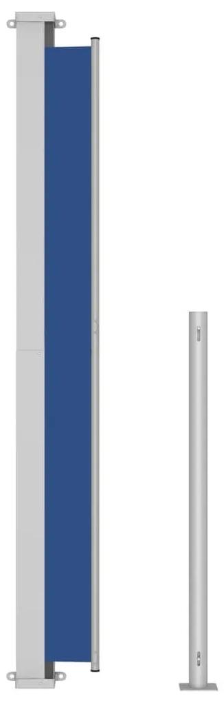 Σκίαστρο Πλαϊνό Συρόμενο Βεράντας Μπλε 180 x 500 εκ. - Μπλε