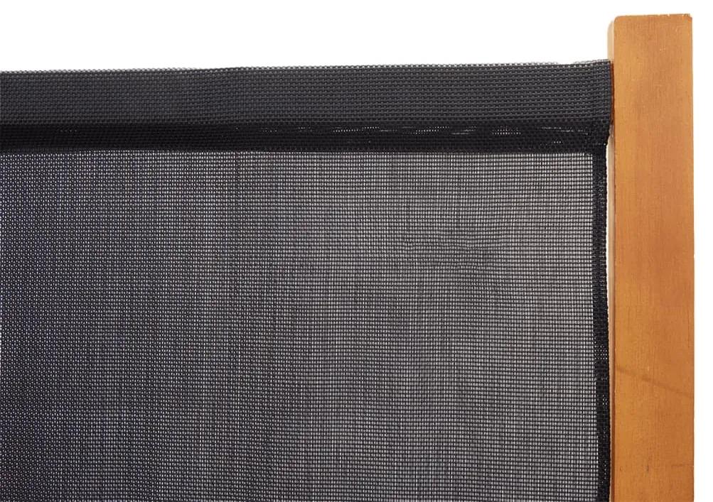 vidaXL Διαχωριστικό Δωματίου με 6 Πάνελ Μαύρο 420 x 180 εκ.