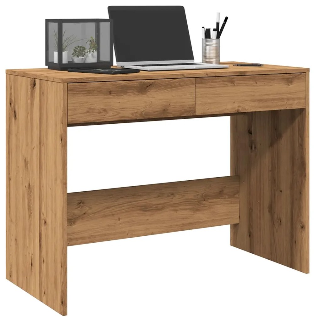 Γραφείο Αρτισιανή Δρυς 101x50x76,5 εκ. από Επεξεργασμένο Ξύλο