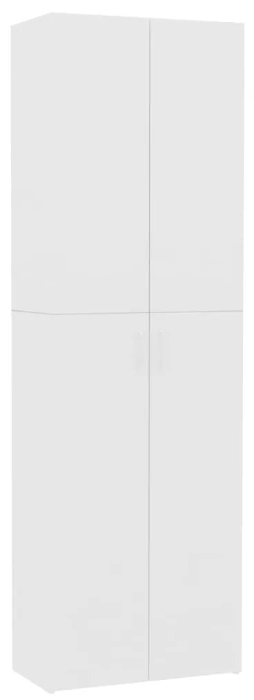 vidaXL Ντουλάπα Γραφείου Λευκή 60 x 32 x 190 εκ. από Μοριοσανίδα