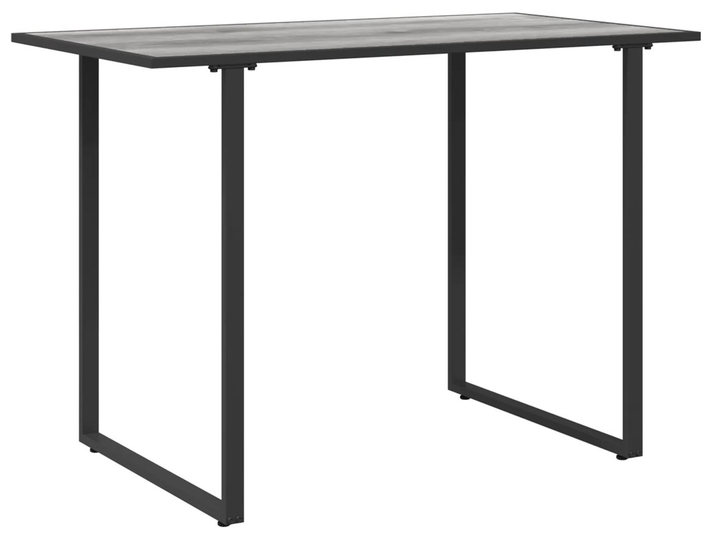 vidaXL Γκρι Τραπέζι Κήπου 100x55x70 εκ DPC και Χάλυβας