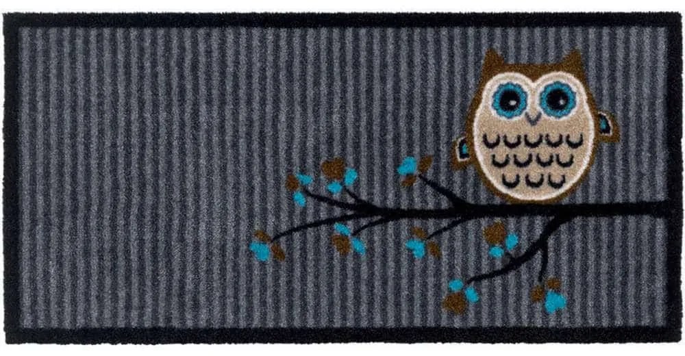Πατάκι Εισόδου Vision 624 Owl On Tree 40X80cm Grey Sdim 40X80
