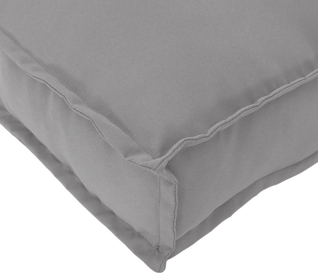 vidaXL Μαξιλάρι Παλέτας για Καθίσμα Γκρι 120x80x12 εκ. Πολυεστέρα