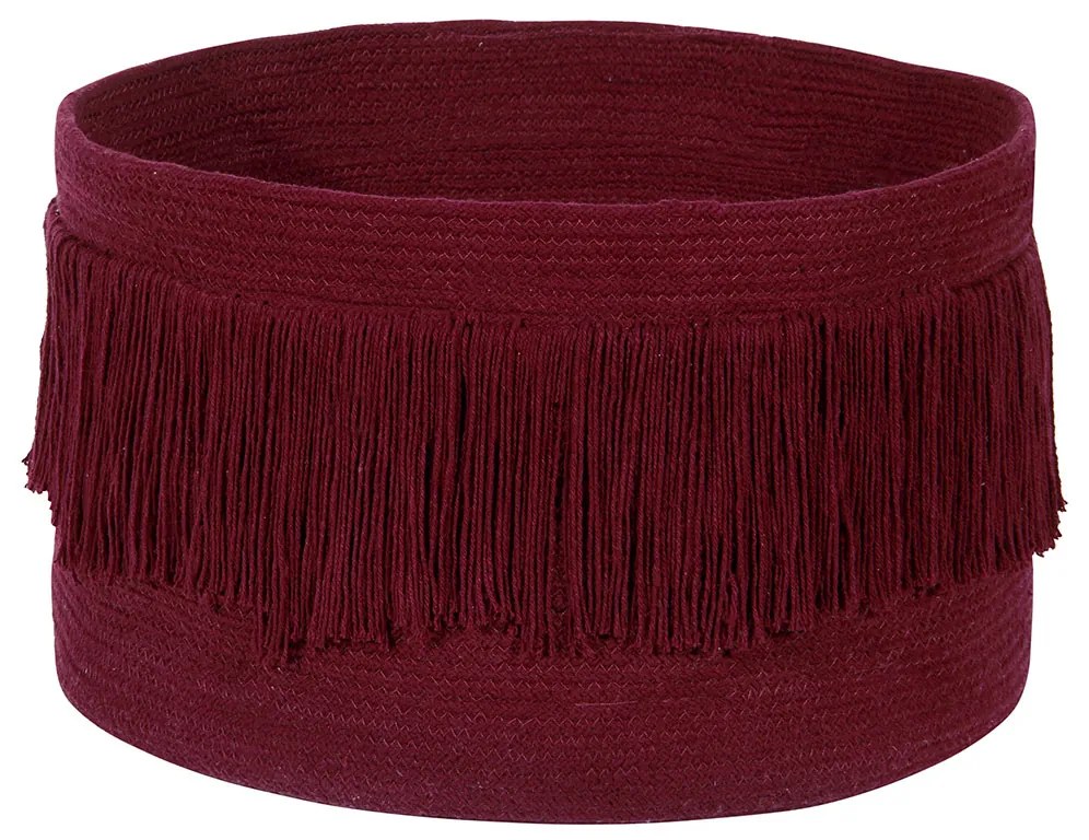 Καλάθι Αποθήκευσης (Φ45x30) Lorena Canals Fringes Savannah Red
